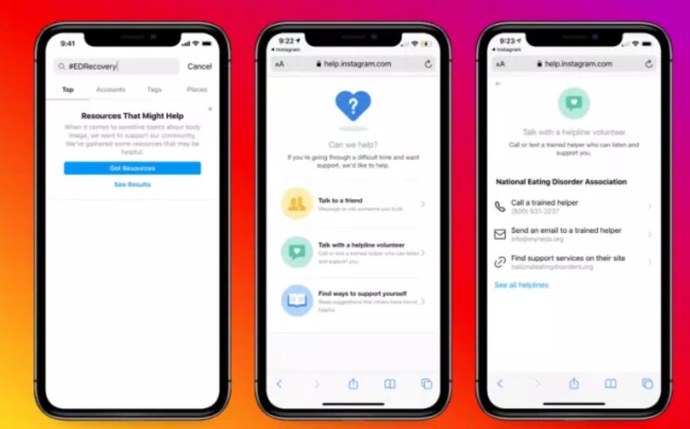 Instagram Introduce A New Feature To Support Those With Eating Disorder